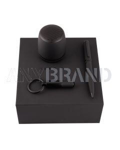 HUGO BOSS Set Gear Matrix Black (kugelschreiber, schlüsselring & speaker)