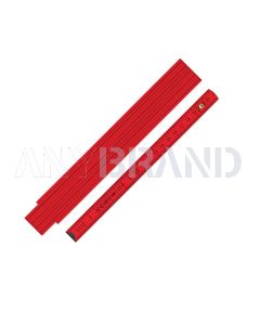 Zollstock AB400 aus Holz 2m rot