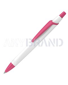 Schneider Reco Basic Kugelschreiber weiß / pink