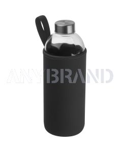 Trinkflasche aus Glas mit Neoprenüberzug, 1.000ml