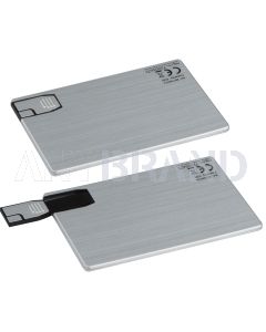 USB Karte aus Metall 4GB