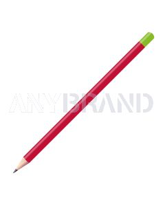Staedtler Bleistift dunkelrot mit farbiger Tauchkappe rund