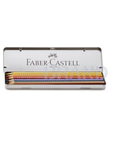Faber-Castell 6 Colour GRIP im Metalletui
