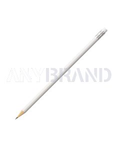 Faber-Castell Bleistift in weiss mit Radiertip
