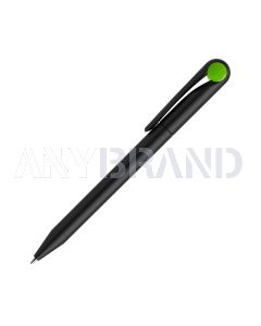 Prodir DS1 TMM Twist Kugelschreiber schwarz matt mit farbigem Punkt