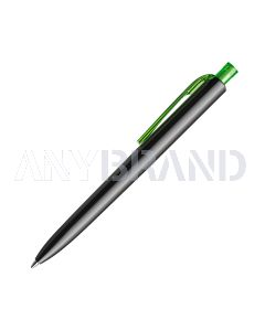 Prodir DS8 PPP Push Kugelschreiber schwarz poliert mit transparentem Drücker und Clip