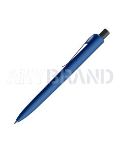 Prodir DS8 Soft Touch PSR Push Kugelschreiber blau mit Metallclip und Metalldrücker