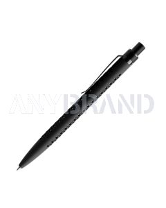 Prodir QS40 Soft Touch PRS Push Kugelschreiber schwarz mit Metallclip und Metalldrücker