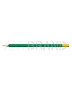 Staedtler Bleistift dunkelgrün mit farbiger Tauchkappe Sechskant (eckig)