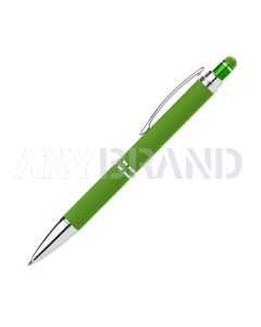Diamond Soft Touch Kugelschreiber mit Stylus green