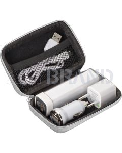Travel Set Powerbank, EU-Stecker und USB Ladegerät