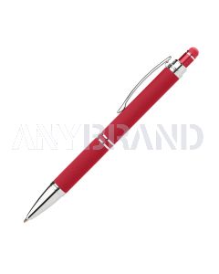 Diamond Soft Touch Kugelschreiber mit Stylus red