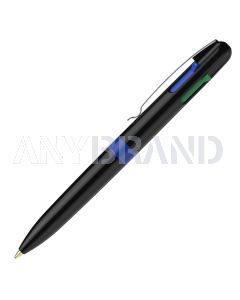 Schneider Take 4 Promo Vier-Schreibfarben Kugelschreiber schwarz / blau