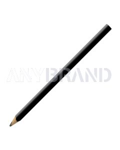 Zimmermannsbleistift oval glänzend, 24 cm, HB, FSC black