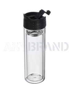 Borosilikat Glasflasche mit Teesieb, 400 ml
