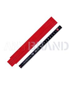LongLife Plus Composite Zollstock rot / schwarz aus Kunststoff (2m)