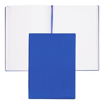 HUGO BOSS Notizblock A5 Essential Storyline Blue Plain