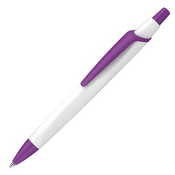 Schneider Reco Basic Kugelschreiber Blauer Engel weiß / lila