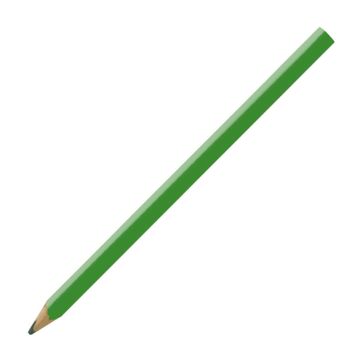 Zimmermannsbleistift oval glänzend, 24 cm, HB, FSC light_green