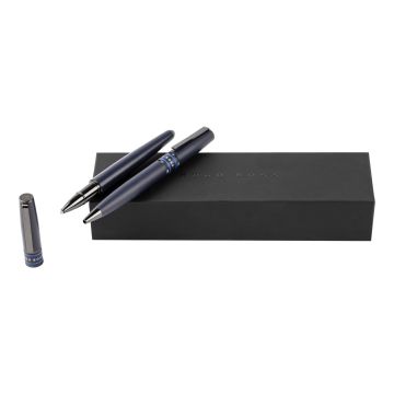 HUGO BOSS Set Illusion Gear Blue (kugelschreiber & tintenroller)