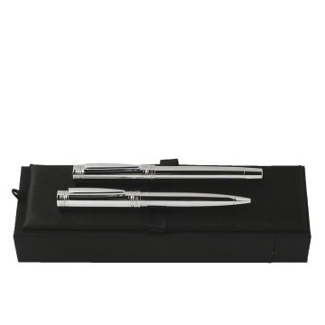 Cerruti 1881 Set Zoom Classic Silver (kugelschreiber & tintenroller)