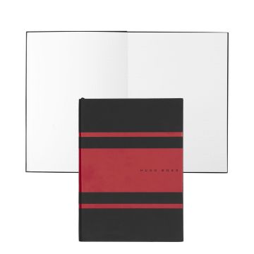 HUGO BOSS Notizblock A5 Essential Gear Matrix Red Dots