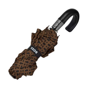 HUGO BOSS Regenschirm Monogramme Camel