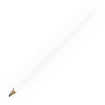 Zimmermannsbleistift oval matt 24 cm, HB, FSC white