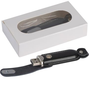 USB Stick mit Kunstledereinband