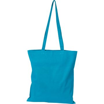 Oeko-Tex® STANDARD 100 Baumwolltasche mit langen Henkeln, 140g/m²