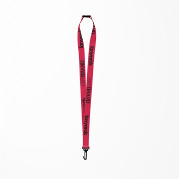 Schlüsselband - Lanyard mit J-Hook Kunststoffclip und Sicherheitsverschluss