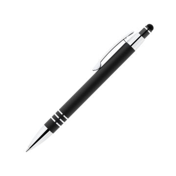 Alina Soft-Touch Kugelschreiber aus Metall mit Stylus