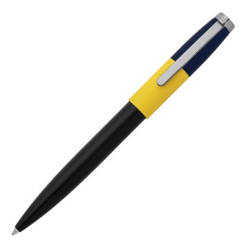 Cerruti 1881 Kugelschreiber Brick Yellow Black Navy