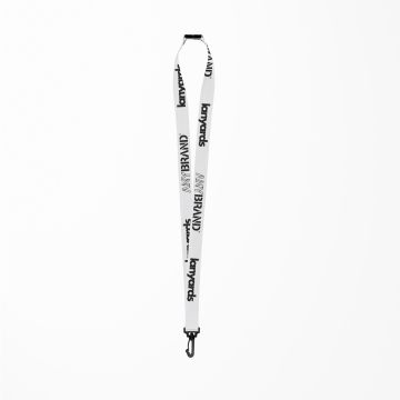 Schlüsselband - Lanyard mit J-Hook Kunststoffclip und Sicherheitsverschluss