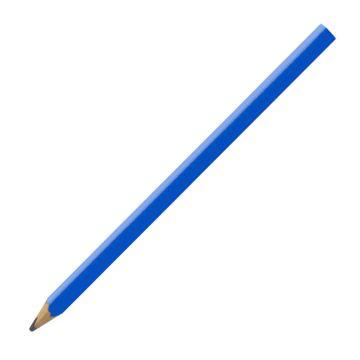 Zimmermannsbleistift oval matt 24 cm, HB, FSC blue