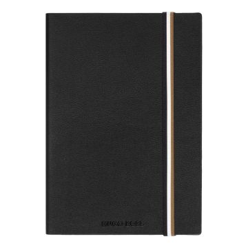 HUGO BOSS Notizblock A5 Iconic Black Plain