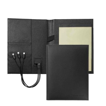 HUGO BOSS A5 Schreibmappe  + Power bank Storyline Black