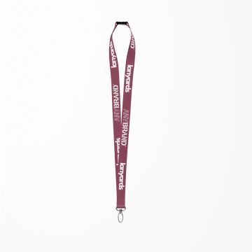 Schlüsselband - Lanyard mit Oval Hook Kunststoffclip und Sicherheitsverschluss