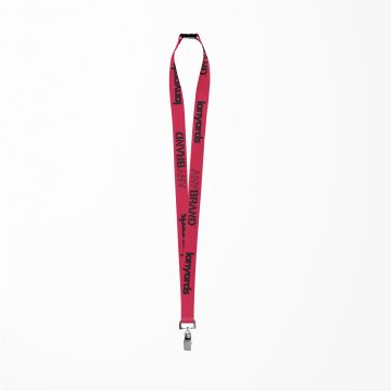 Schlüsselband - Lanyard mit Bulldog Stahlclip und Sicherheitsverschluss