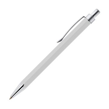 IPORA Sketch Metallkugelschreiber mit Clip silber