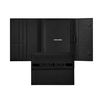 HUGO BOSS A5 Schreibmappe Cloud Matte Black