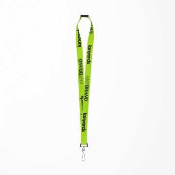 Schlüsselband - Lanyard mit J-Hook Stahlclip und Sicherheitsverschluss