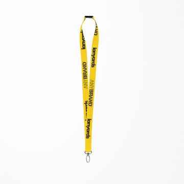 Schlüsselband - Lanyard mit Oval Hook Kunststoffclip und Sicherheitsverschluss