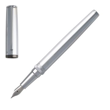 HUGO BOSS Füllfederhalter Gear Metal Chrome