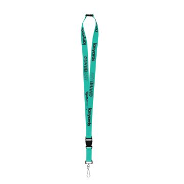 Schlüsselband - Lanyard mit J-Hook Stahlclip, Sicherheitsverschluss und Trennclip
