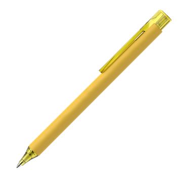 Schneider Essential Soft Touch Kugelschreiber transparent gelb
