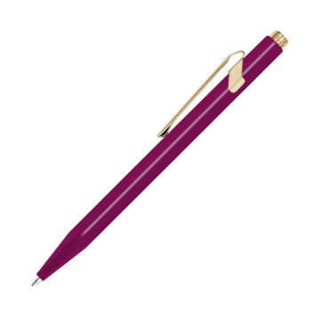 Caran d'Ache 849 Classic Kugelschreiber Metallic Metal-X mit Goldclip