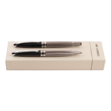 Cerruti 1881 Set Abbey Diamond Gun (kugelschreiber & tintenroller)