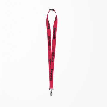 Schlüsselband - Lanyard mit Bulldog Stahlclip und Sicherheitsverschluss