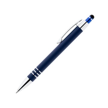 Alina Soft-Touch Kugelschreiber aus Metall mit Stylus